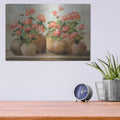 'Cottage Geraniums' by Julia Purinton – Metal Wall Art, 16x12 room view
