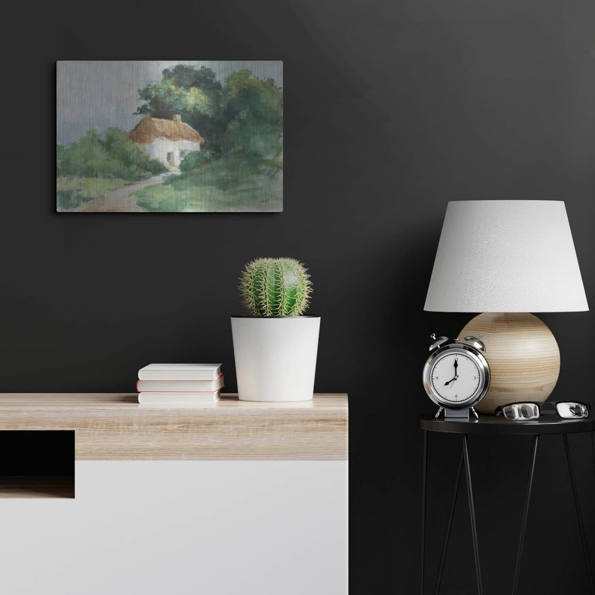 'Cottage Retreat' by Julia Purinton – Metal Wall Art, 24x16 room view