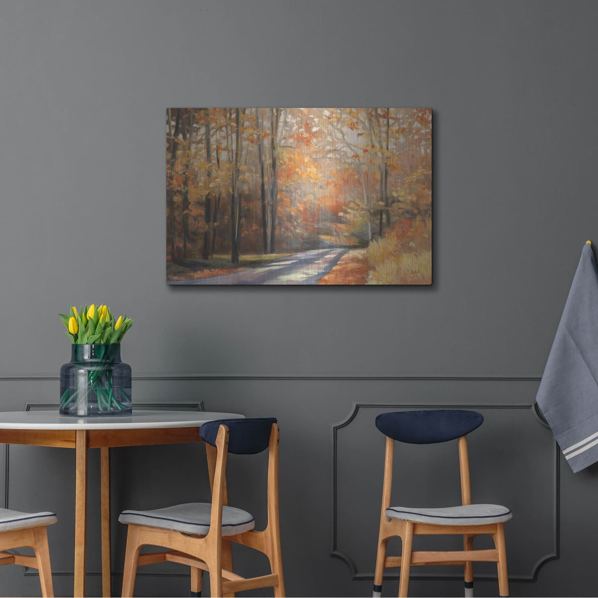 'Country Road' by Julia Purinton – Metal Wall Art, 36x24 room view