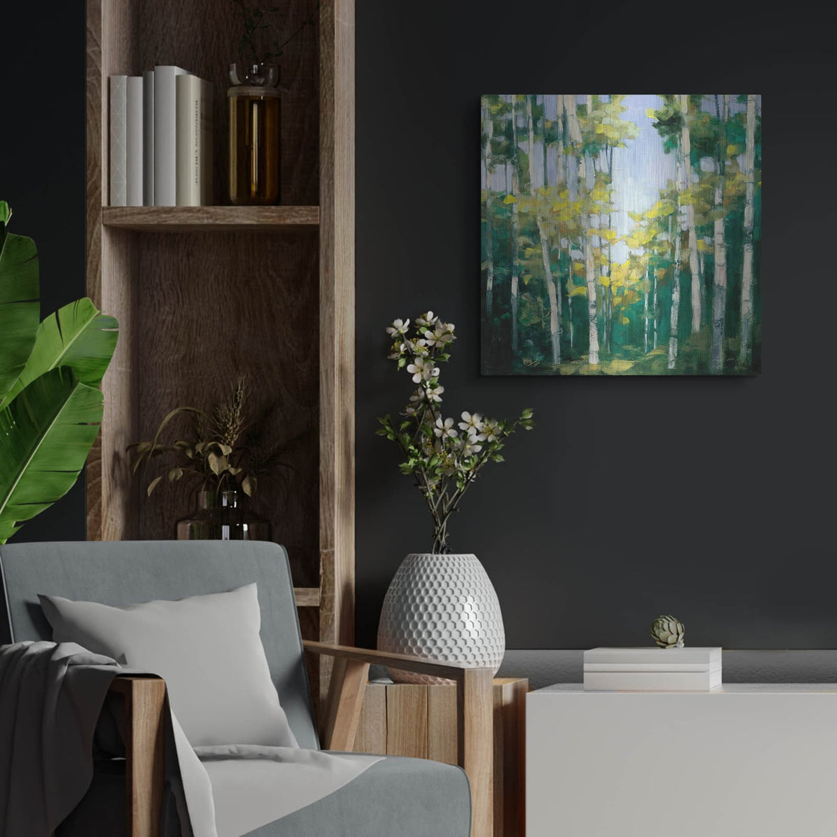 'Cripple Creek' by Julia Purinton – Metal Wall Art, 24x24 room view