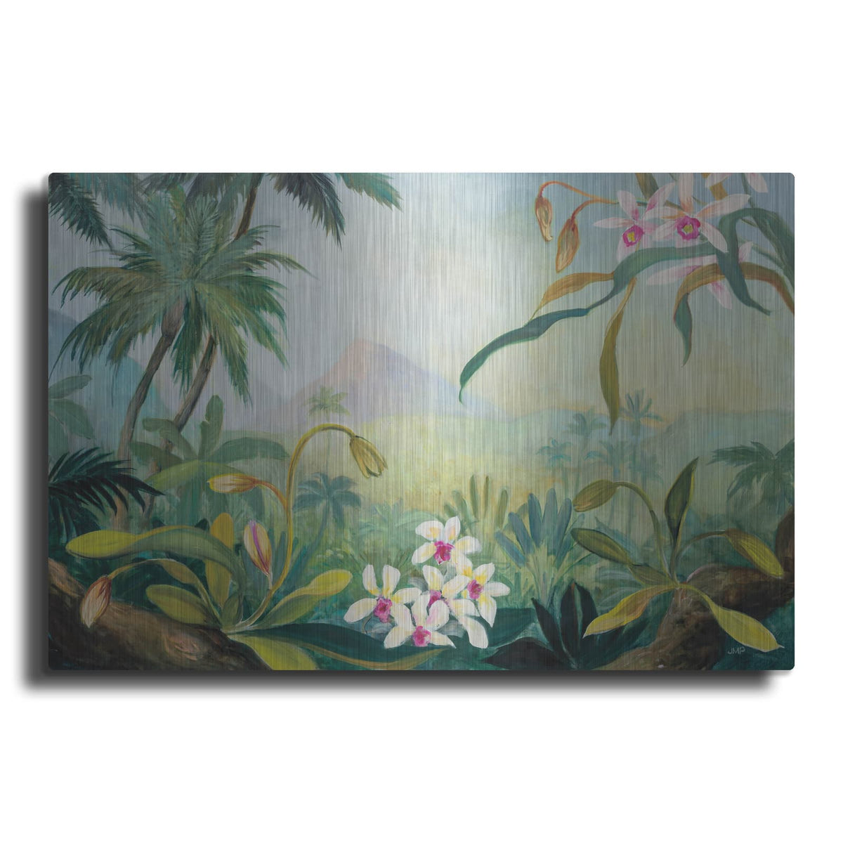 'Dreamy Tropics' by Julia Purinton – Metal Wall Art