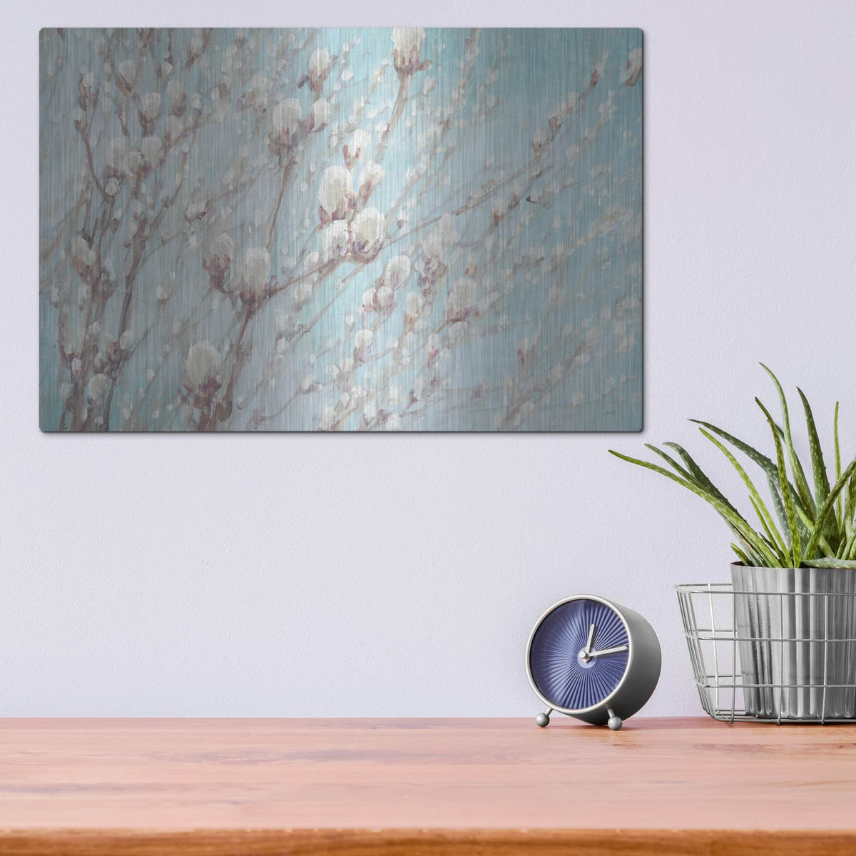 'Early Spring C' by Julia Purinton – Metal Wall Art, 16x12 room view