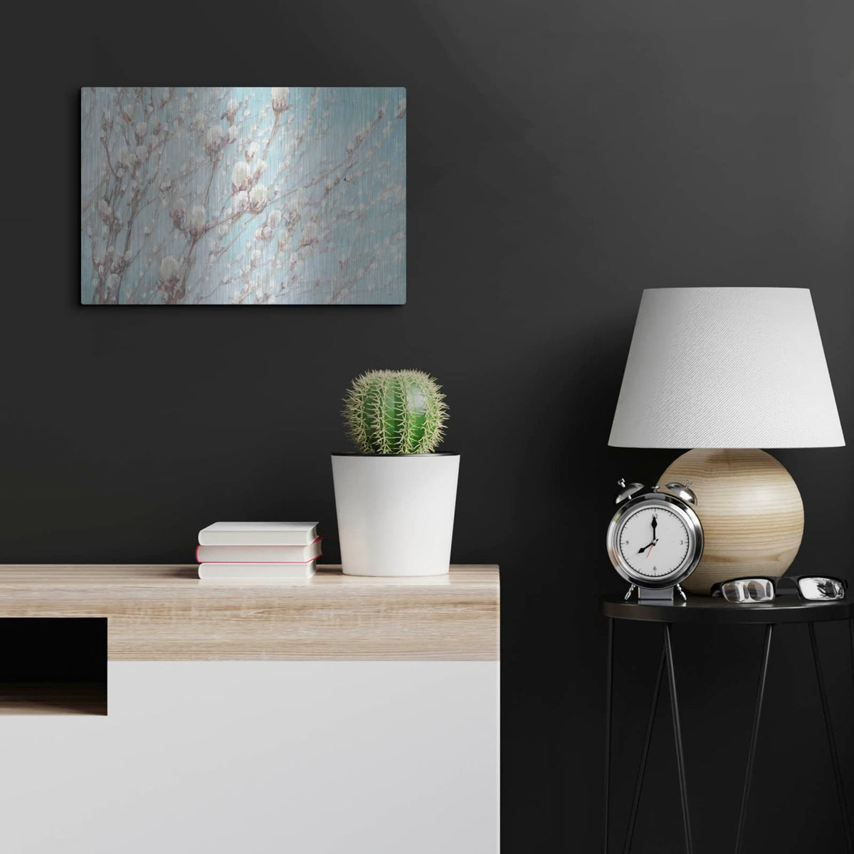 'Early Spring C' by Julia Purinton – Metal Wall Art, 24x16 room view
