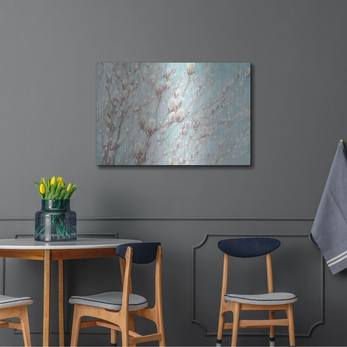 'Early Spring C' by Julia Purinton – Metal Wall Art, 36x24 room view