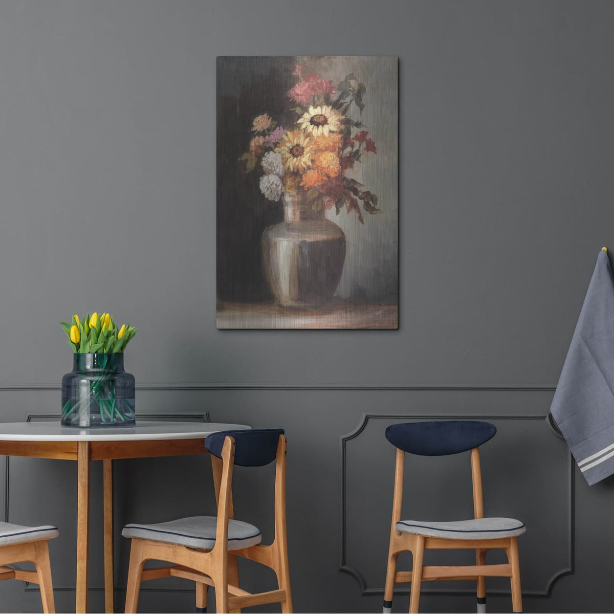 'Echoes Of Autumn No Pumpkins' by Julia Purinton – Metal Wall Art, 24x36 room view