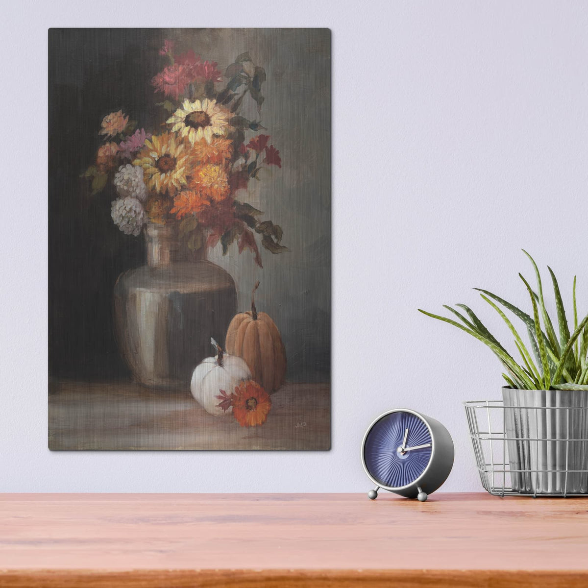 'Echoes Of Autumn' by Julia Purinton – Metal Wall Art, 12x16 room view