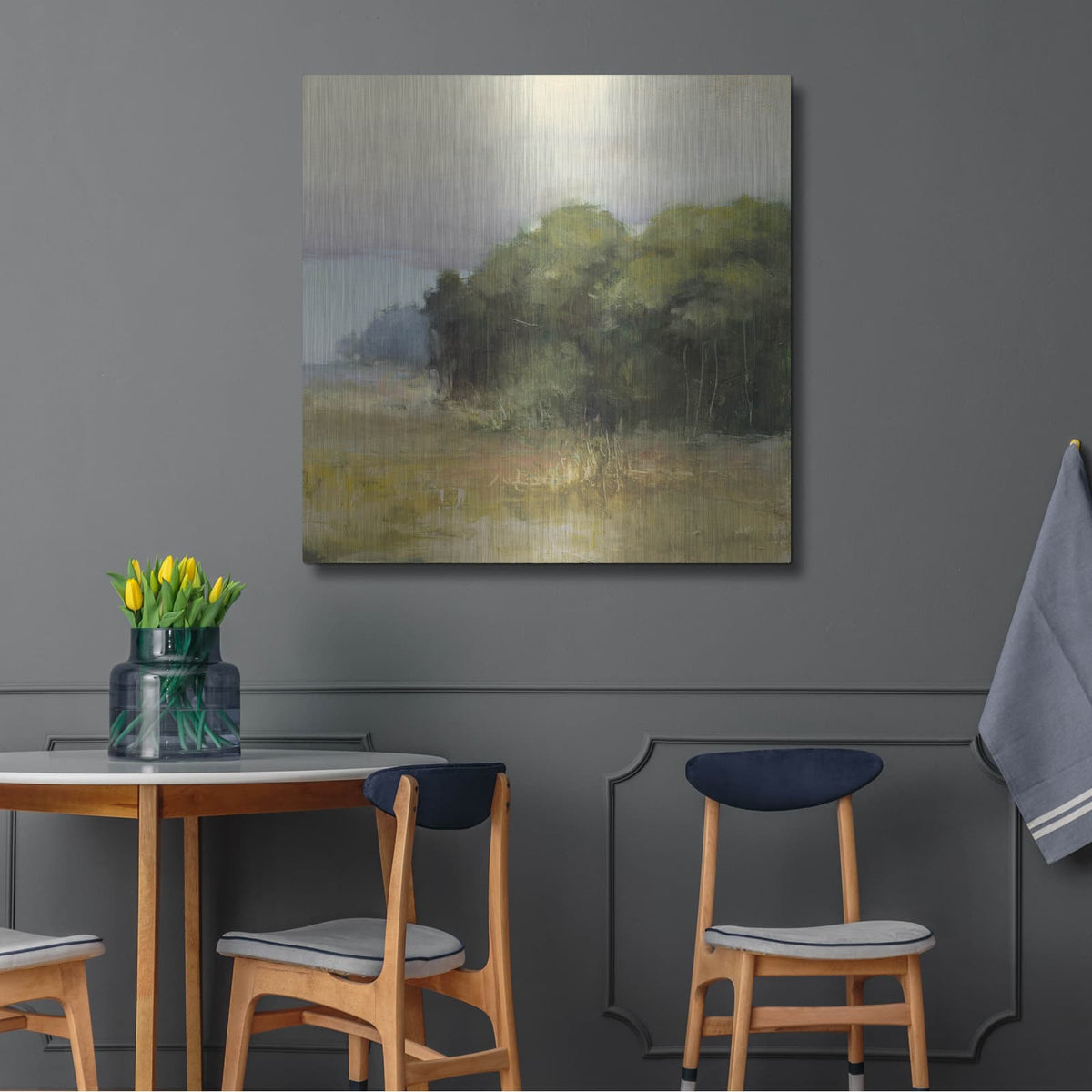 'Edge Of The Forest' by Julia Purinton – Metal Wall Art, 36x36 room view