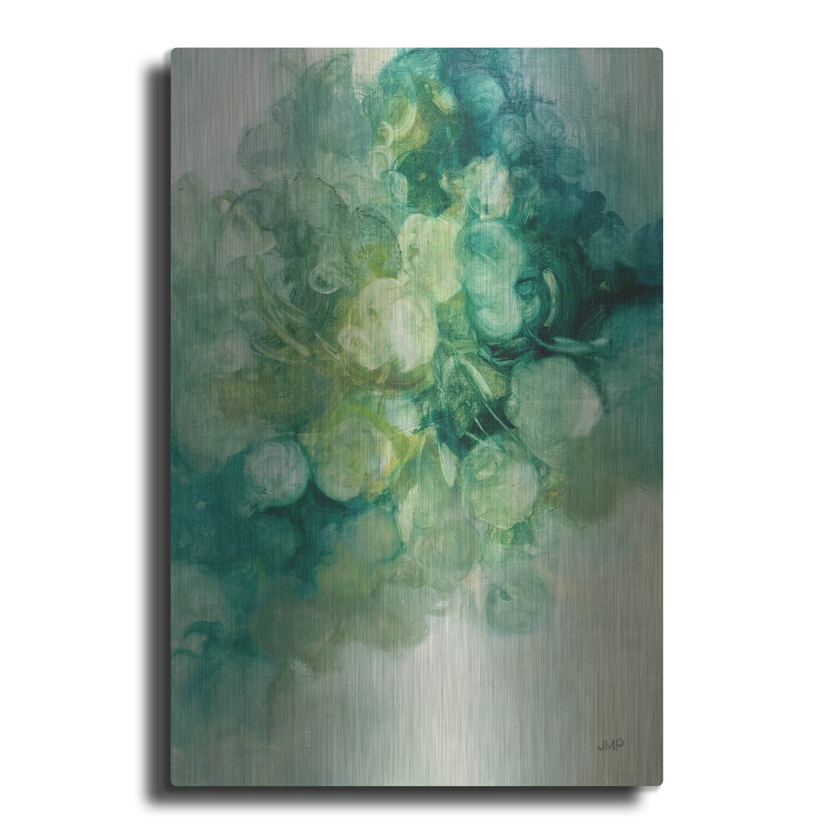 'Emerald Pilea 1' by Julia Purinton – Metal Wall Art