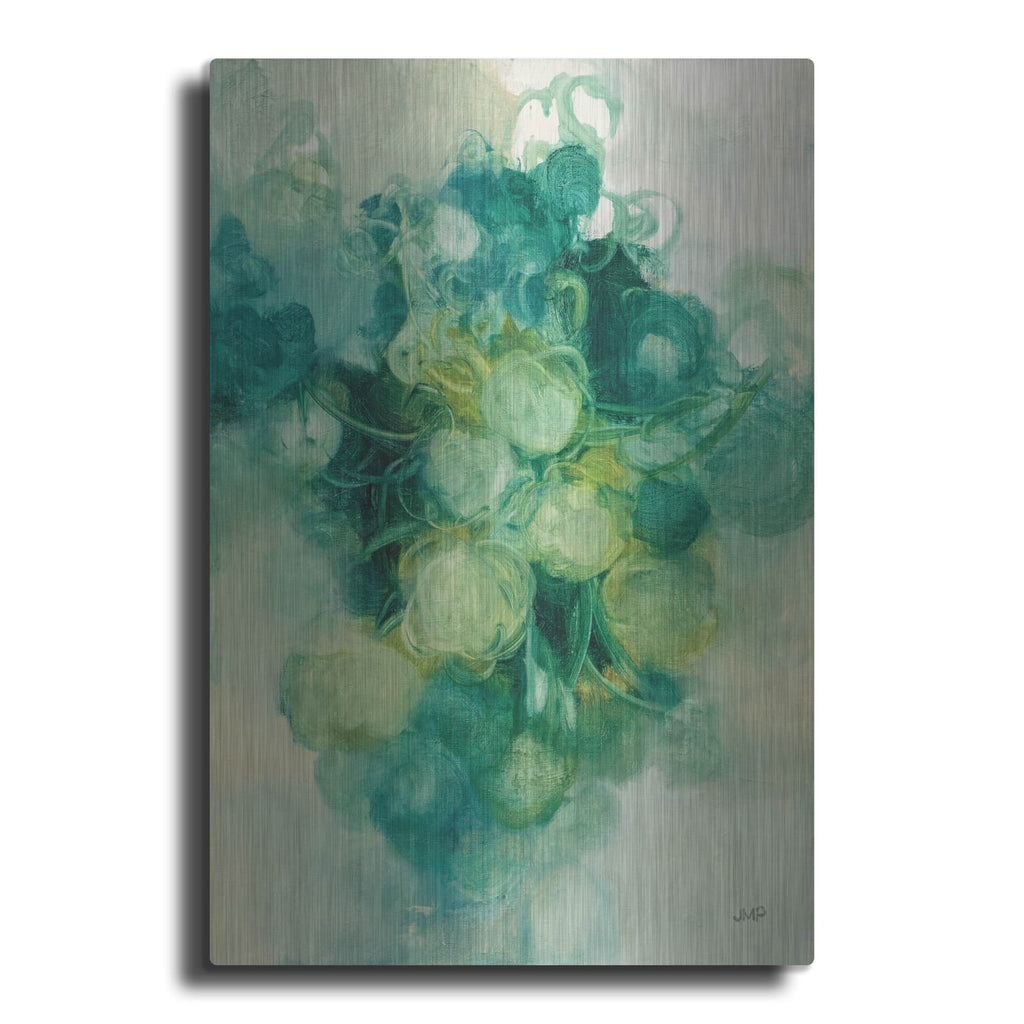 'Emerald Pilea 2' by Julia Purinton – Metal Wall Art