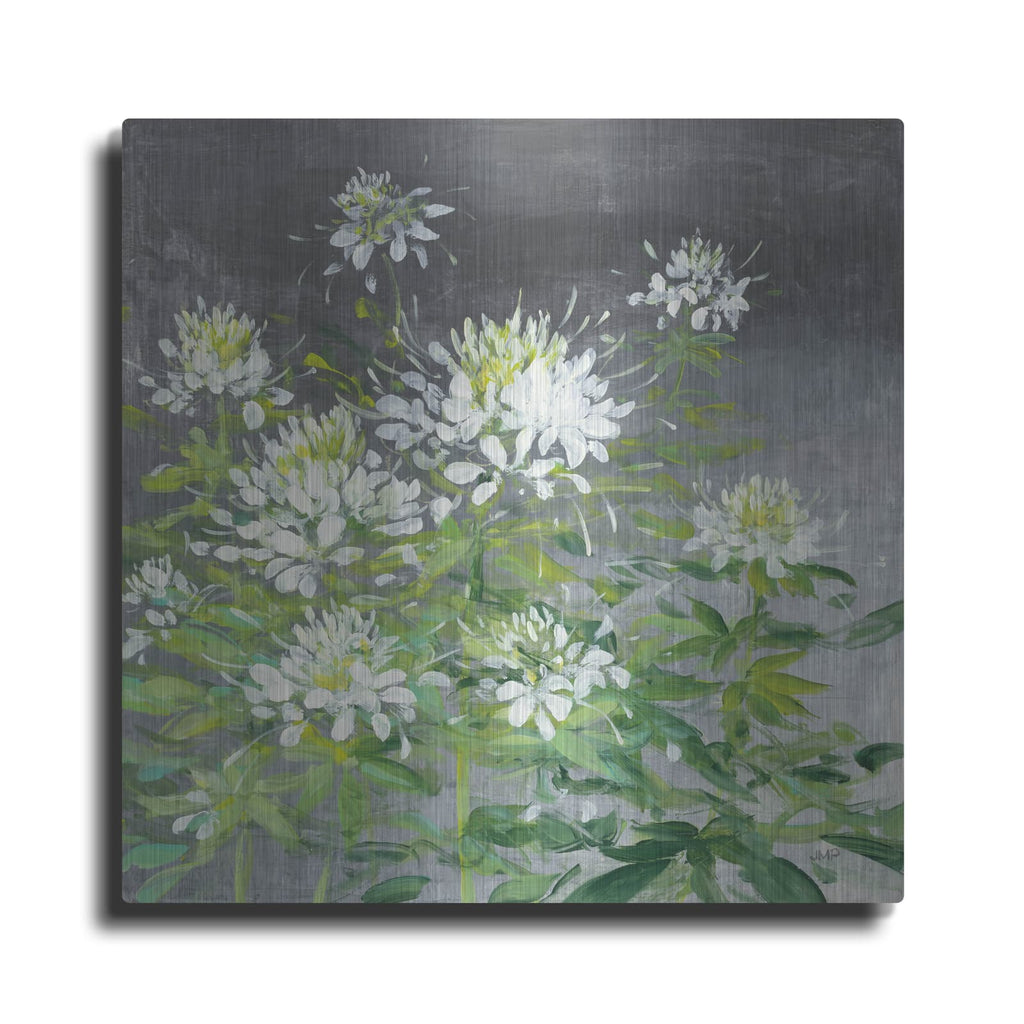 'Farmhouse Cleome 2' by Julia Purinton – Metal Wall Art