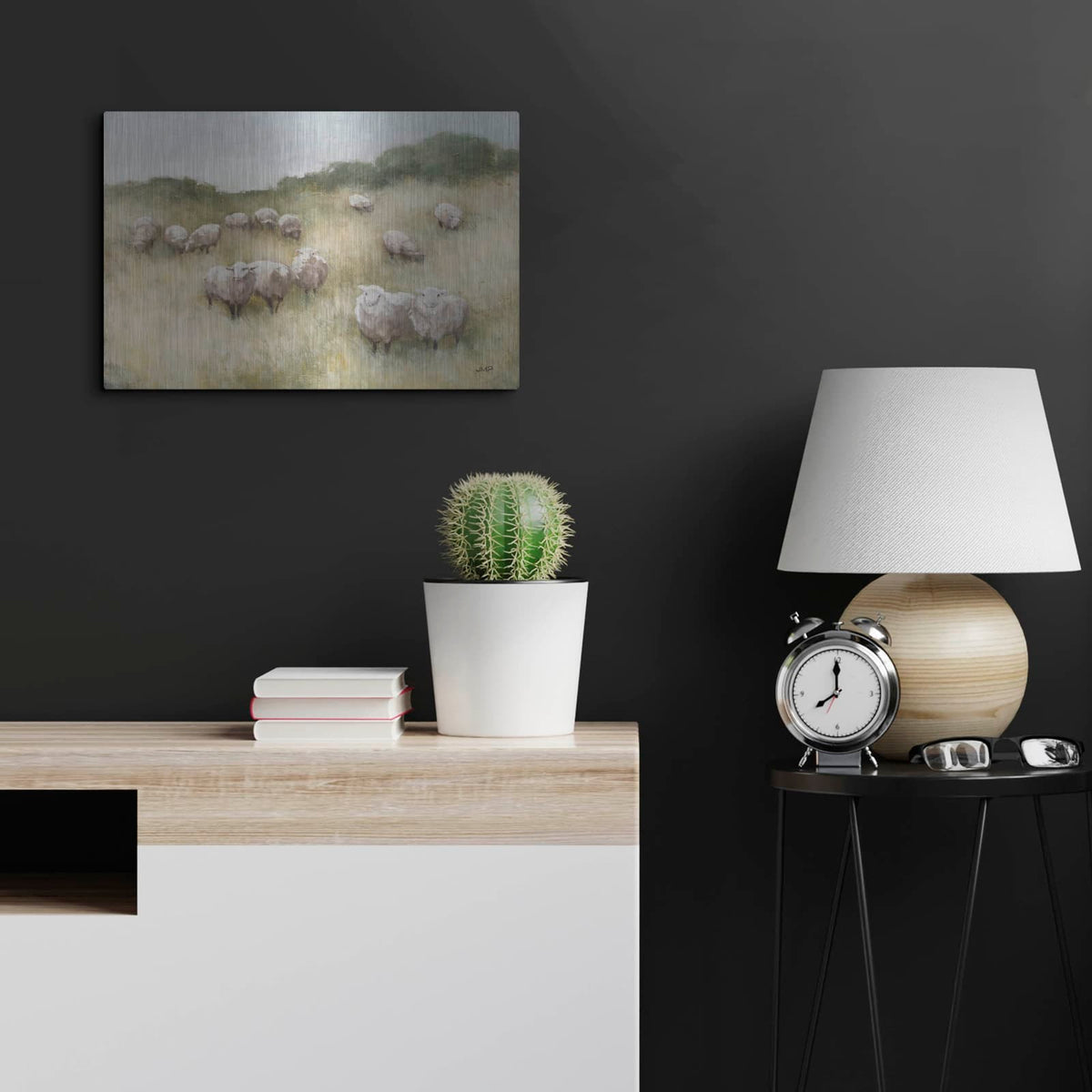 'Flock' by Julia Purinton – Metal Wall Art, 24x16 room view