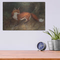 'Forest Fox' by Julia Purinton – Metal Wall Art, 16x12 room view