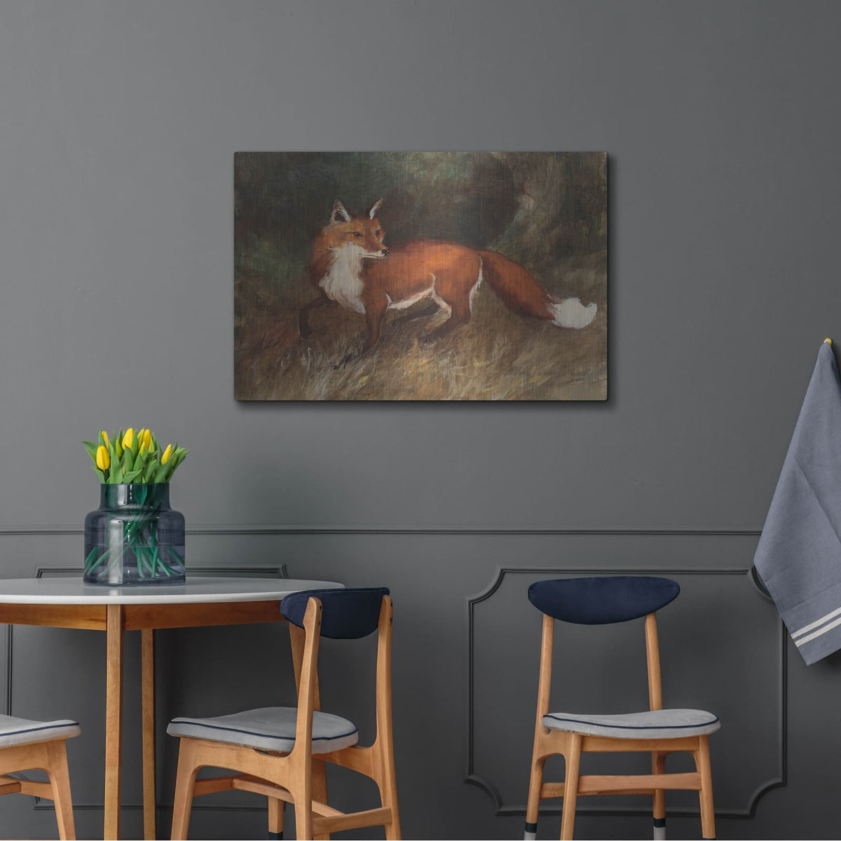 'Forest Fox' by Julia Purinton – Metal Wall Art, 36x24 room view