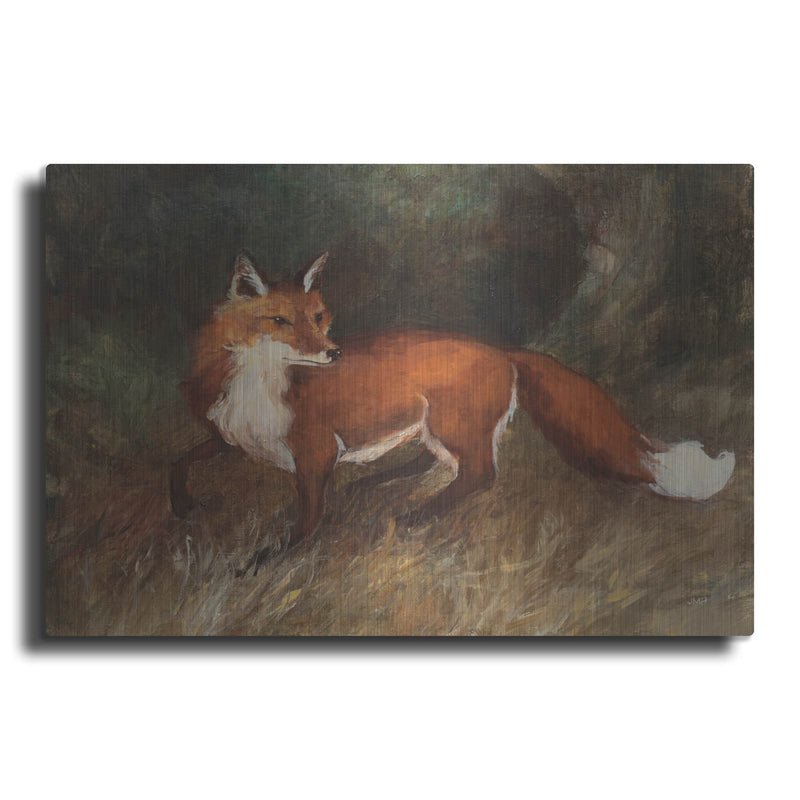 'Forest Fox' by Julia Purinton – Metal Wall Art