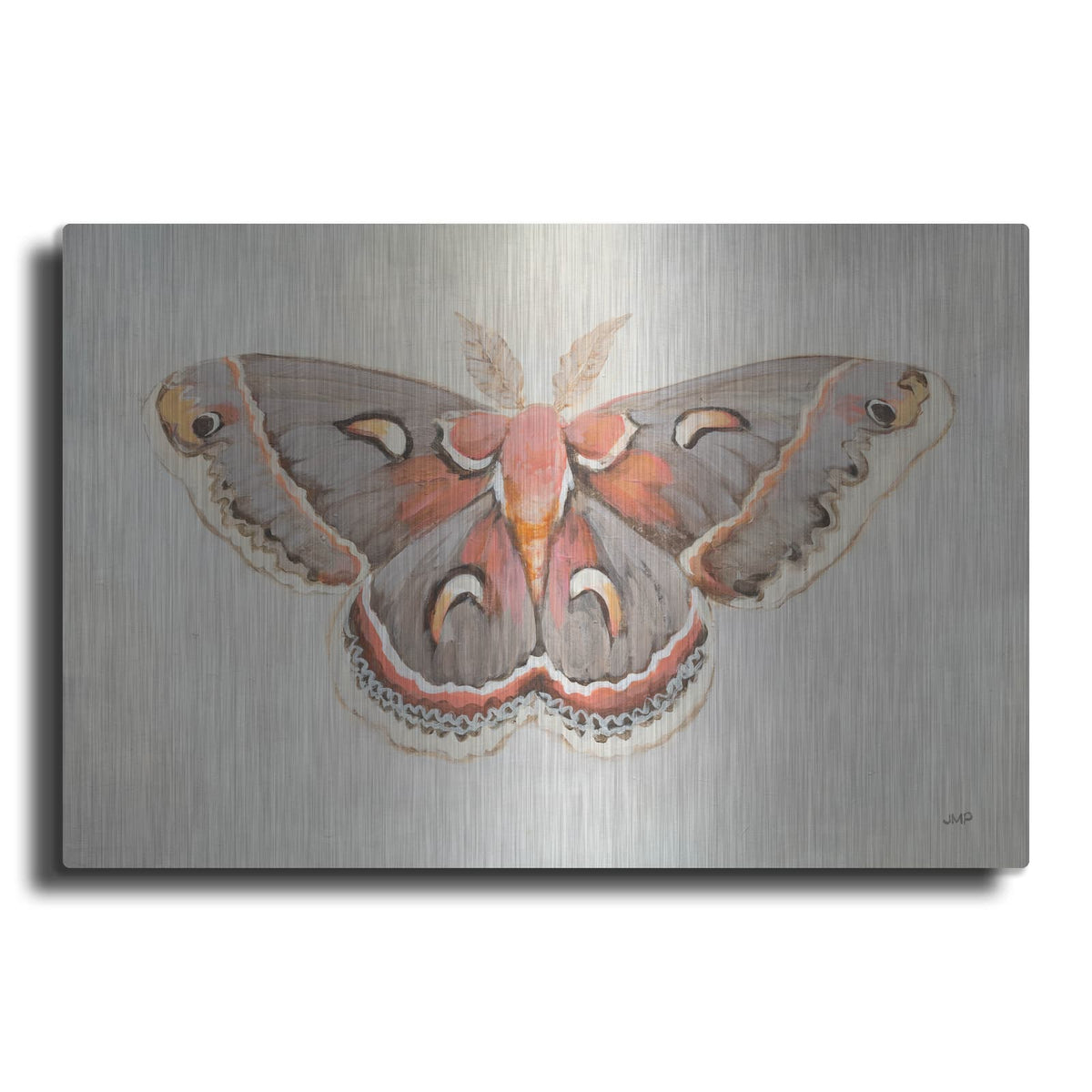'Forest Moth 1' by Julia Purinton – Metal Wall Art