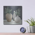 'Fresh Vessels 2' by Julia Purinton – Metal Wall Art, 12x12 room view