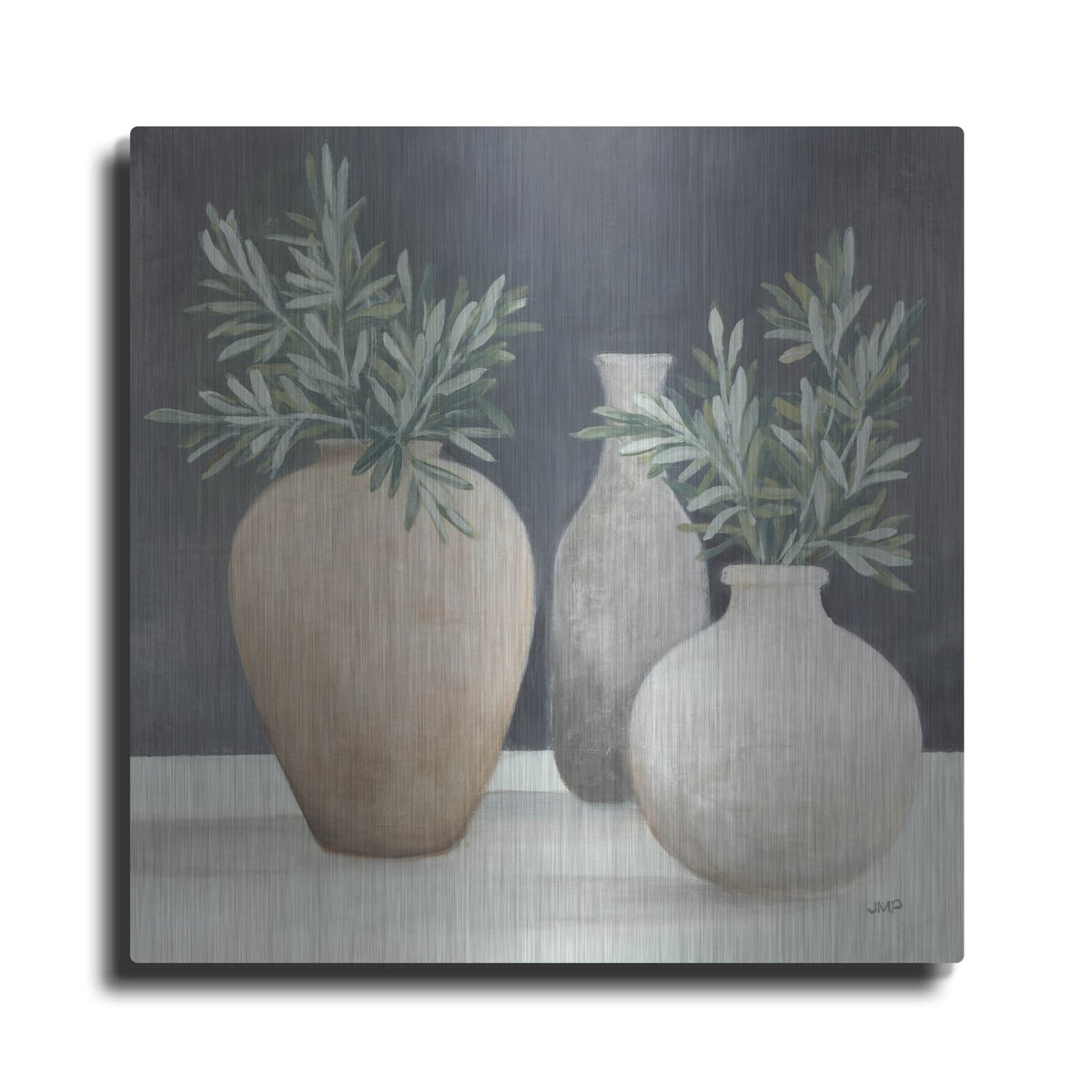 'Fresh Vessels 2' by Julia Purinton – Metal Wall Art