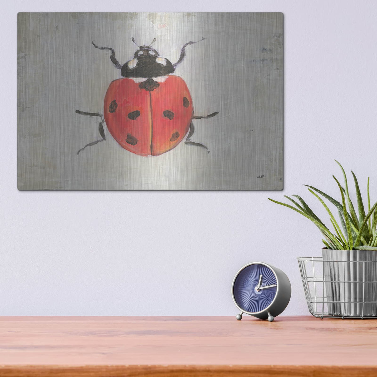 'Garden Beauties 1' by Julia Purinton – Metal Wall Art, 16x12 room view