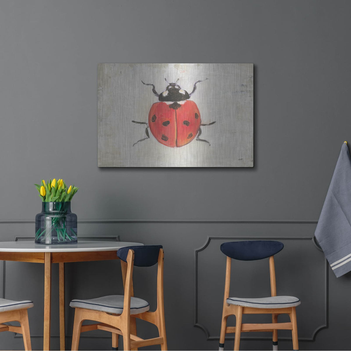 'Garden Beauties 1' by Julia Purinton – Metal Wall Art, 36x24 room view