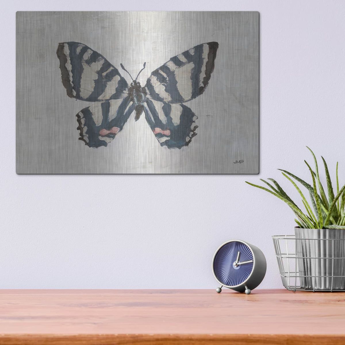 'Garden Beauties 2 Honeybloom' by Julia Purinton – Metal Wall Art, 16x12 room view