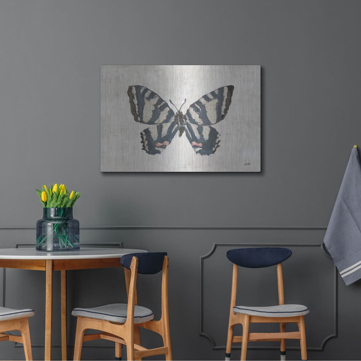 'Garden Beauties 2 Honeybloom' by Julia Purinton – Metal Wall Art, 36x24 room view