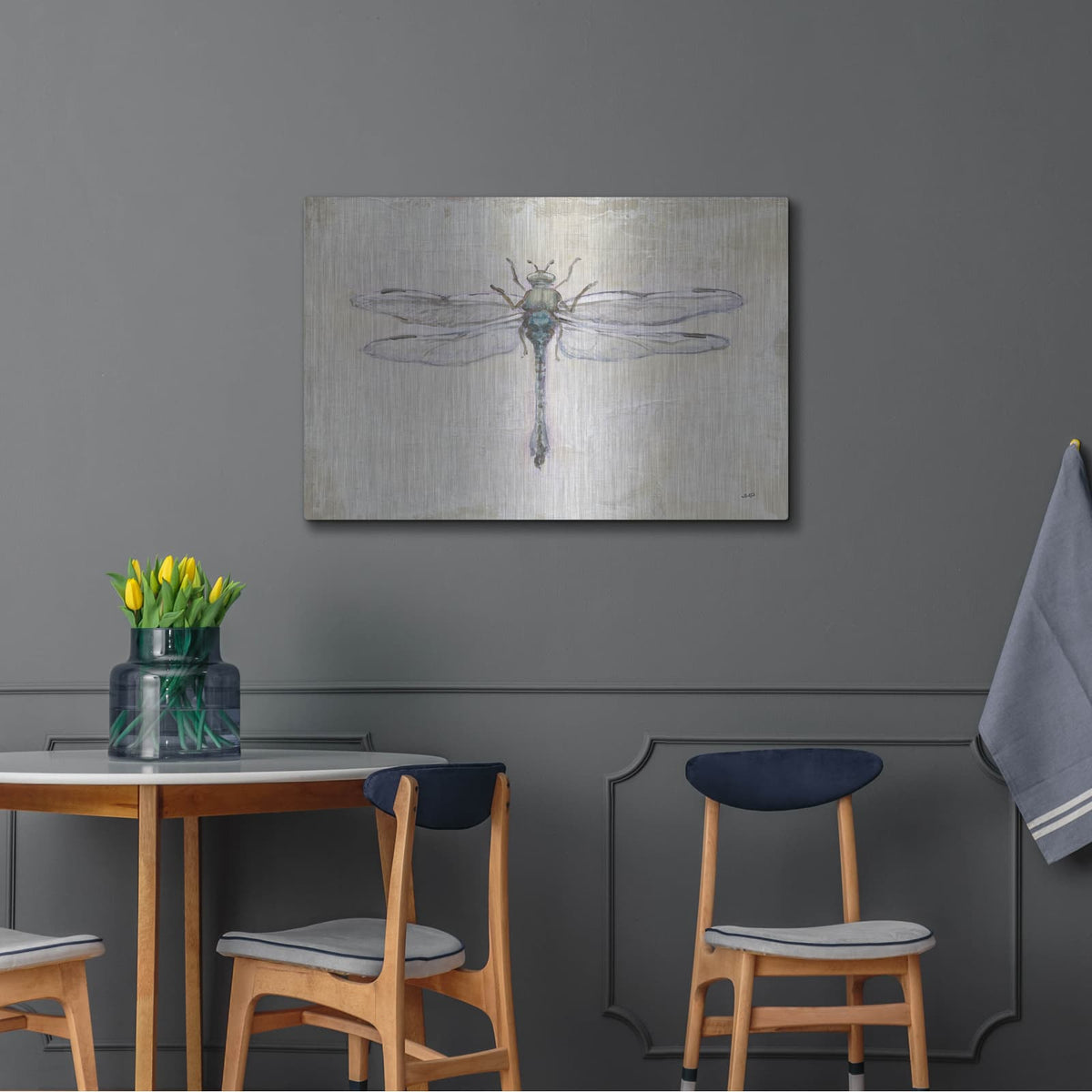 'Garden Beauties 3' by Julia Purinton – Metal Wall Art, 36x24 room view