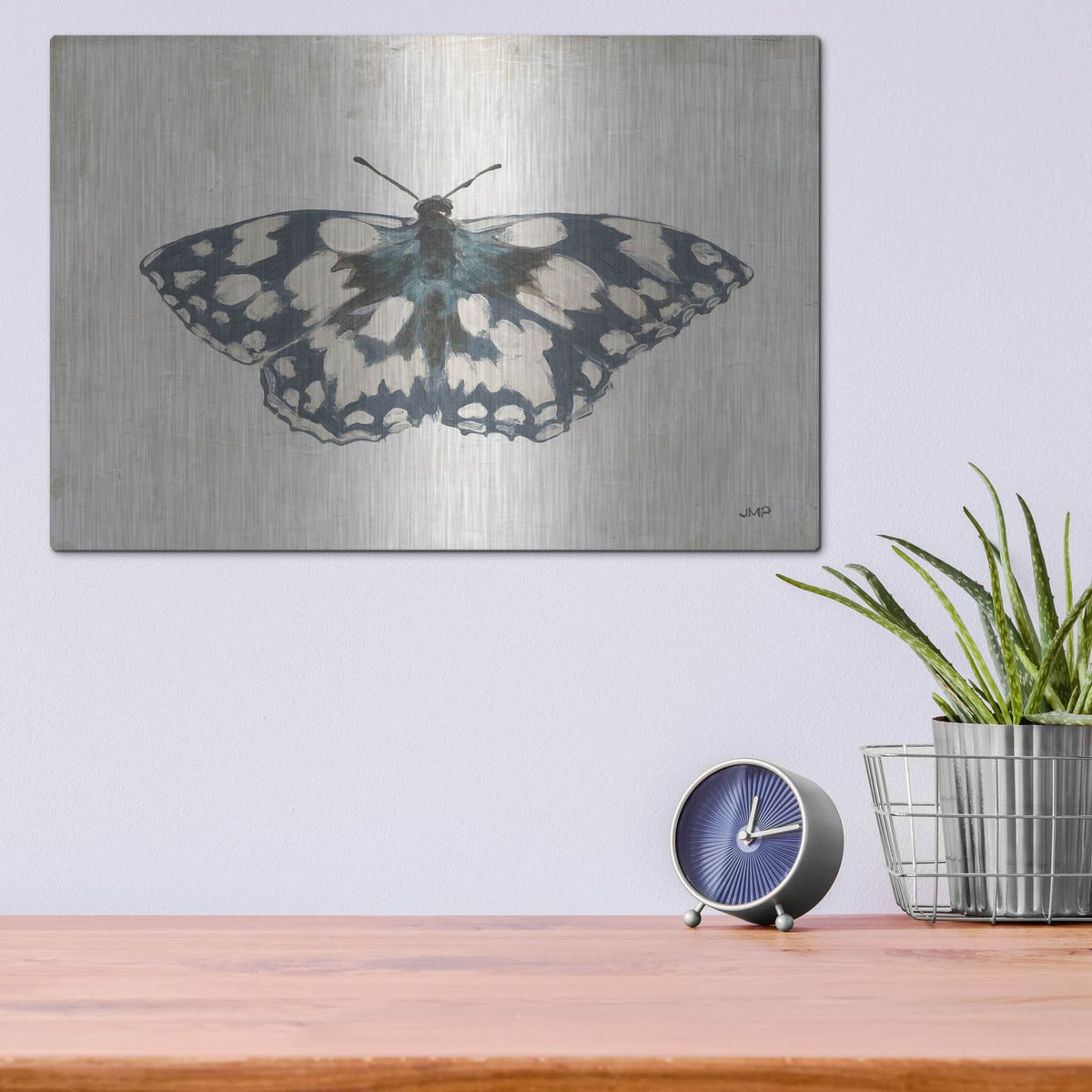 'Garden Beauties 4 Honeybloom' by Julia Purinton – Metal Wall Art, 16x12 room view