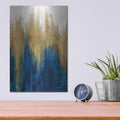 'Glimmer 5' by Julia Purinton – Metal Wall Art, 12x16 room view