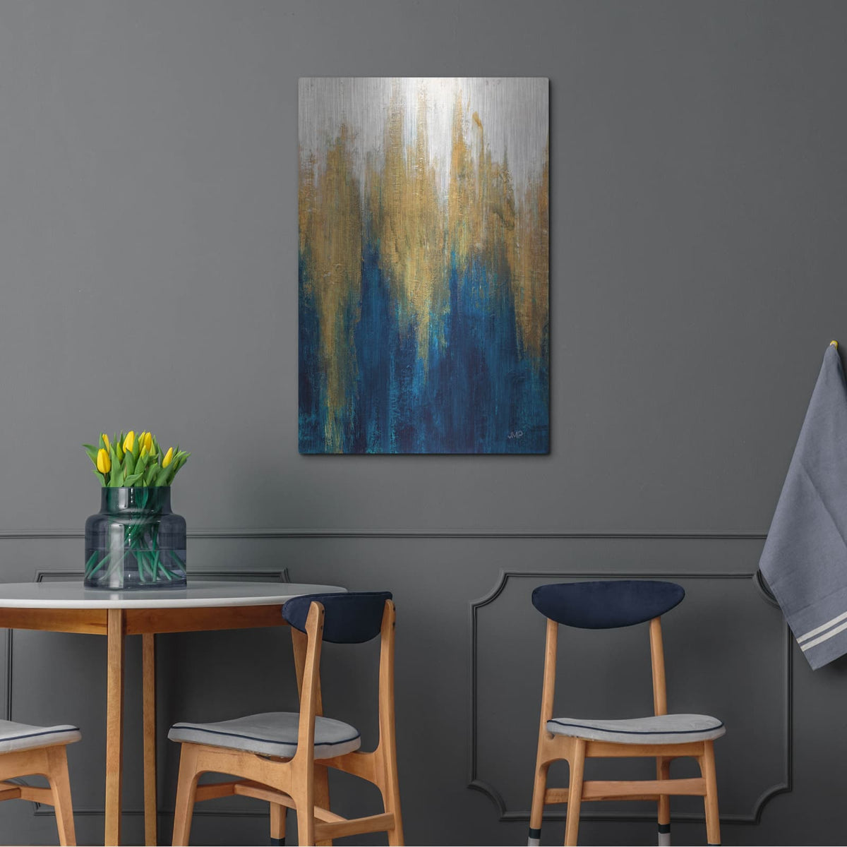 'Glimmer 5' by Julia Purinton – Metal Wall Art, 24x36 room view