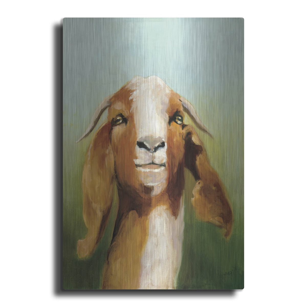 'Got Your Goat V2 C' by Julia Purinton – Metal Wall Art