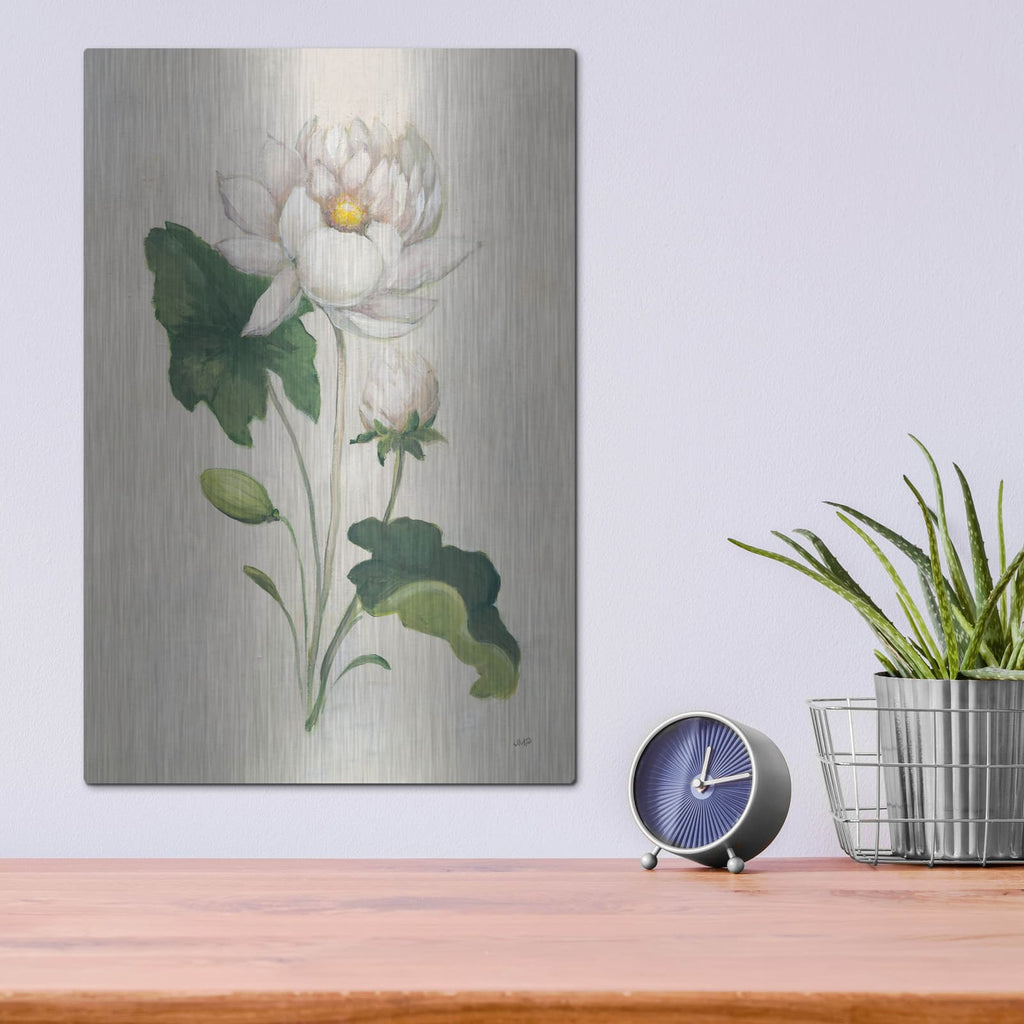 'Graceful Lily 2' by Julia Purinton – Metal Wall Art, 12x16 room view