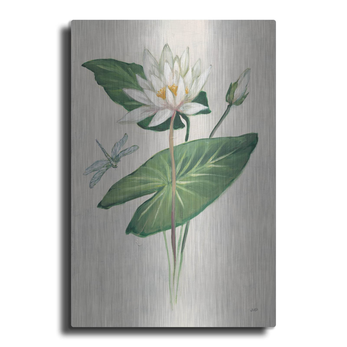 'Graceful Lily' by Julia Purinton – Metal Wall Art