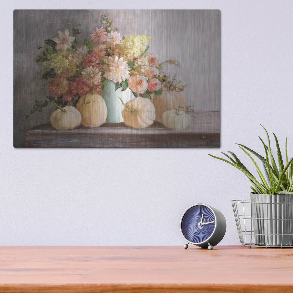 'Harvest Bouquet' by Julia Purinton – Metal Wall Art, 16x12 room view