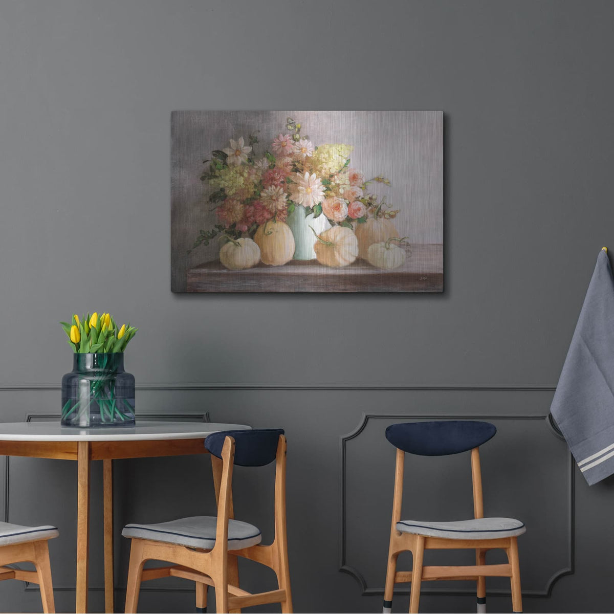 'Harvest Bouquet' by Julia Purinton – Metal Wall Art, 36x24 room view