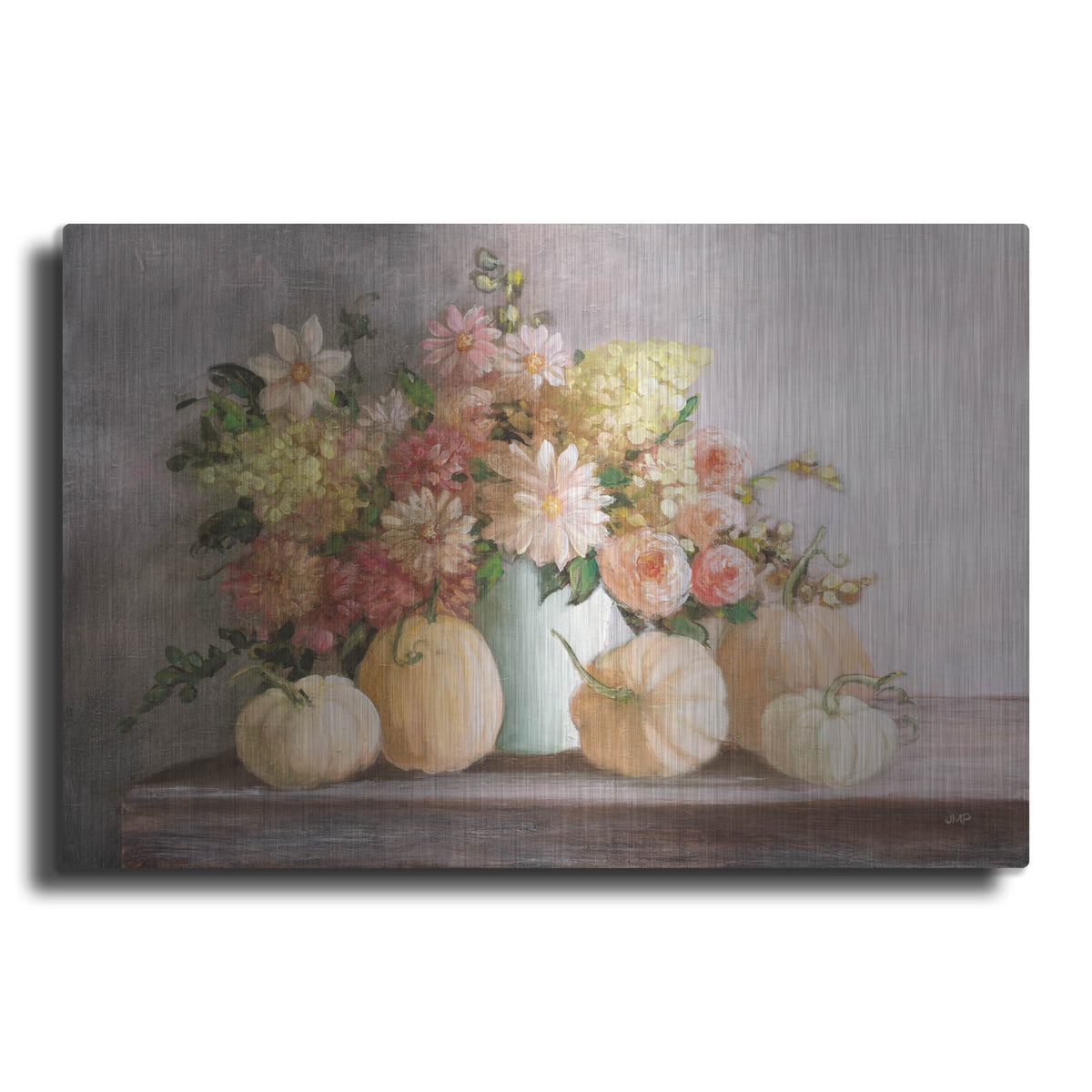 'Harvest Bouquet' by Julia Purinton – Metal Wall Art