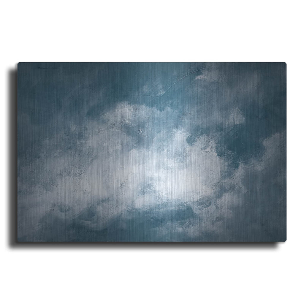 'Hedgerow 2 Clouds' by Julia Purinton – Metal Wall Art