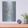 'Heirloom Chinoiserie Bird 2' by Julia Purinton – Metal Wall Art, 12x16 room view