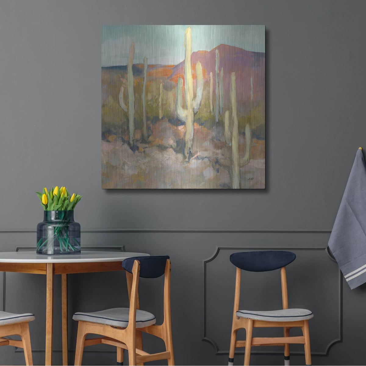 'High Desert 1' by Julia Purinton – Metal Wall Art, 36x36 room view