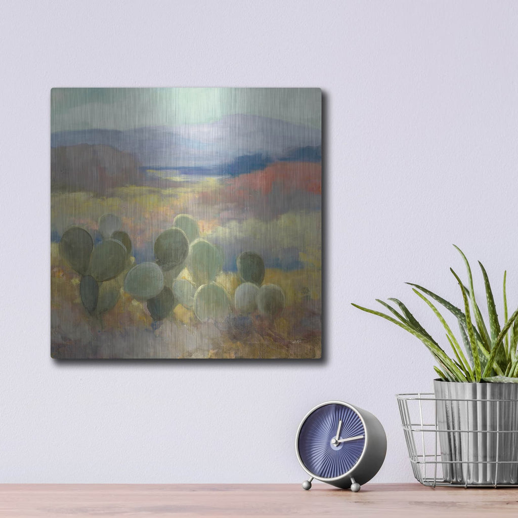 'High Desert 2' by Julia Purinton – Metal Wall Art, 12x12 room view