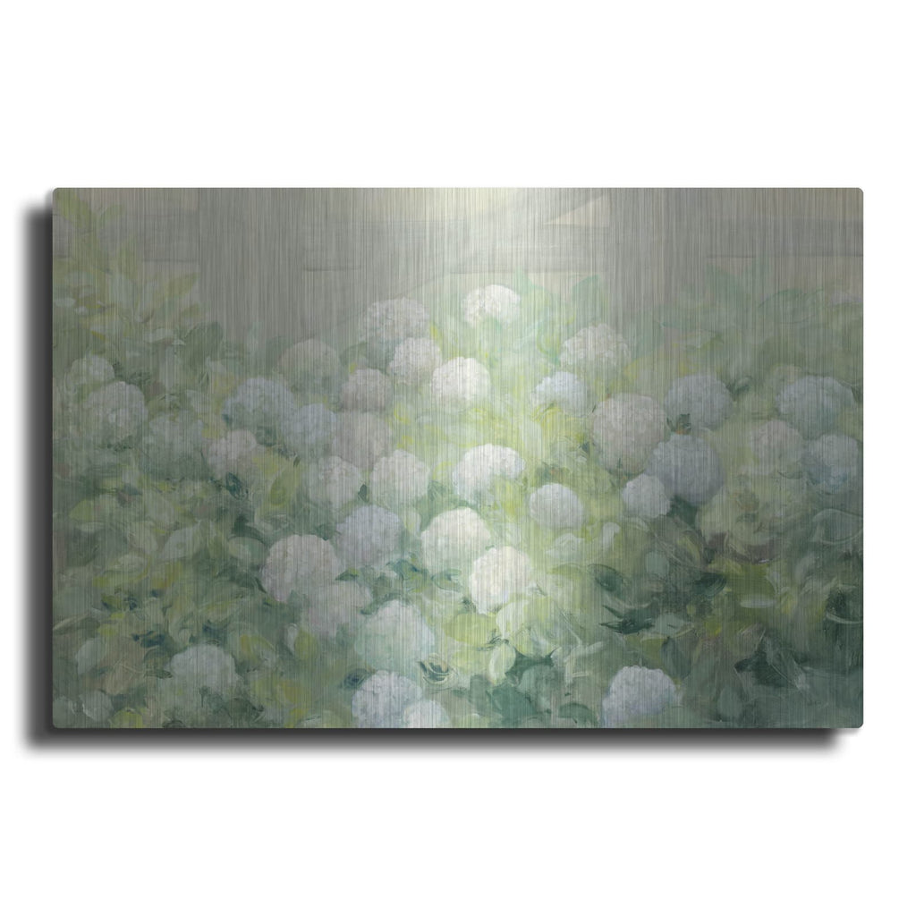 'Hydrangea Lane C' by Julia Purinton – Metal Wall Art