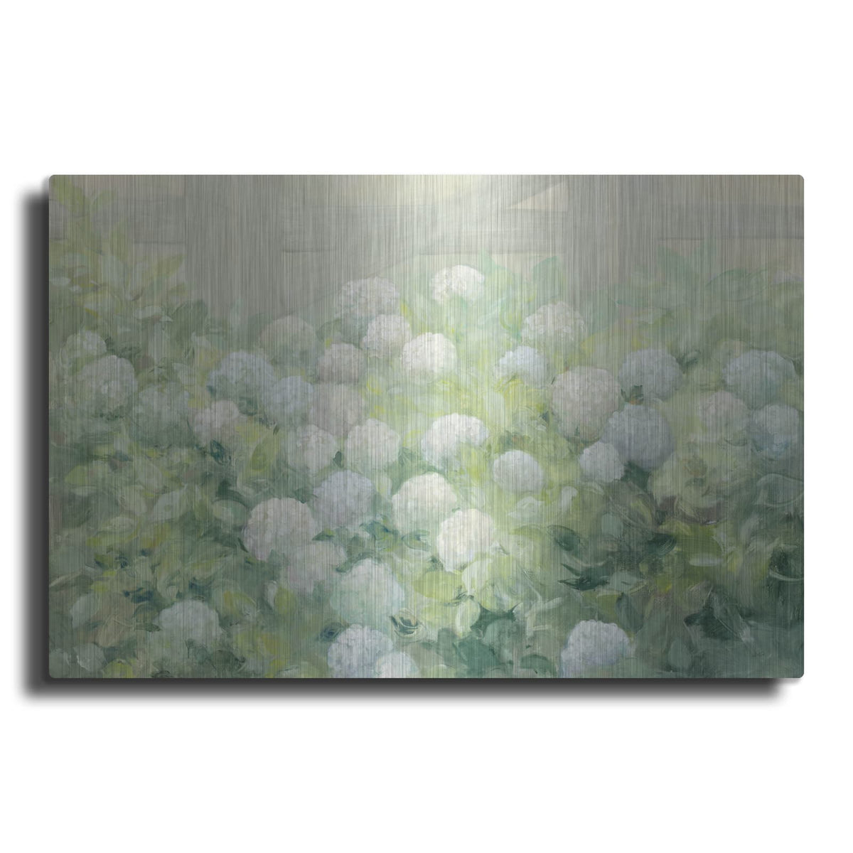 'Hydrangea Lane C' by Julia Purinton – Metal Wall Art