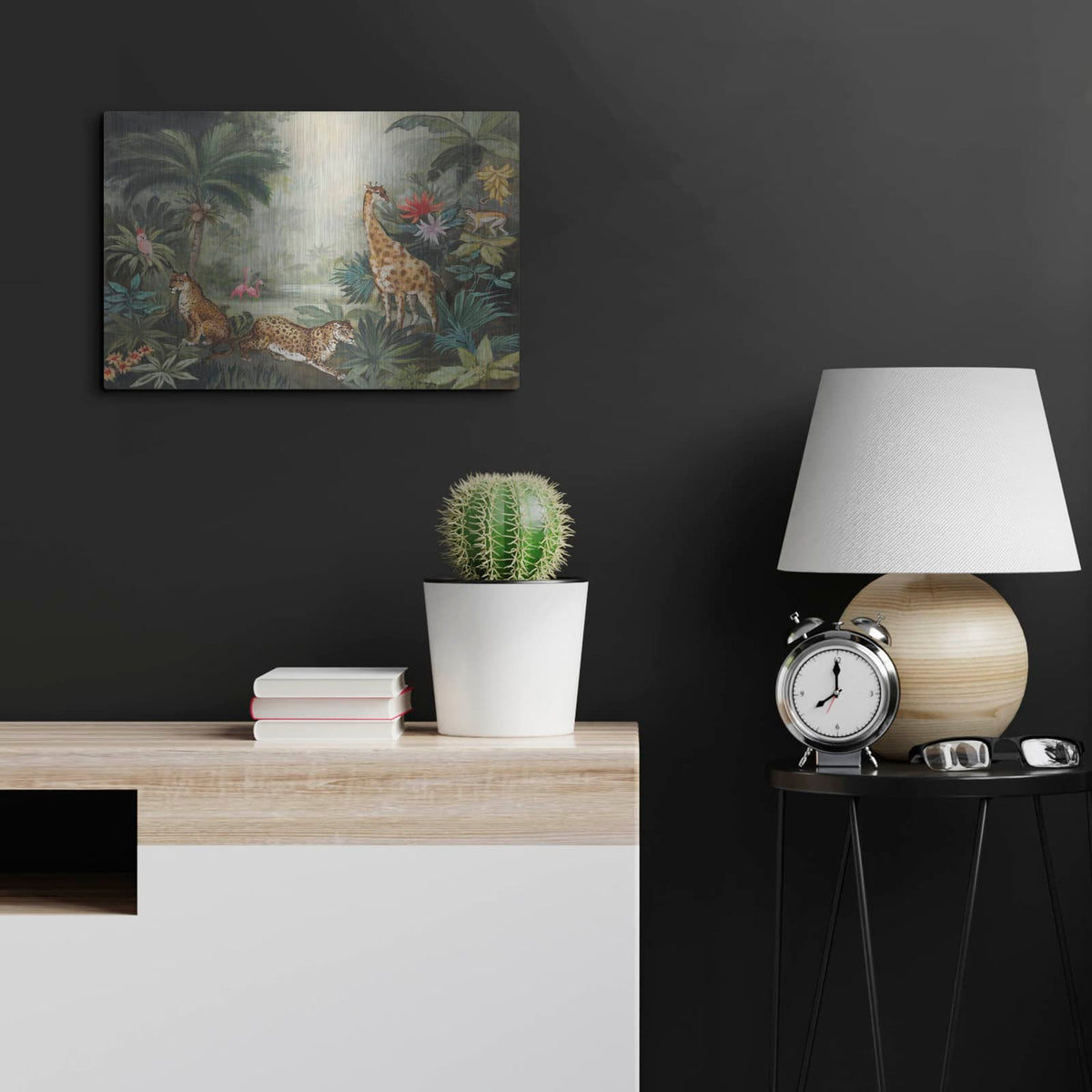 'Jungle Life' by Julia Purinton – Metal Wall Art, 24x16 room view
