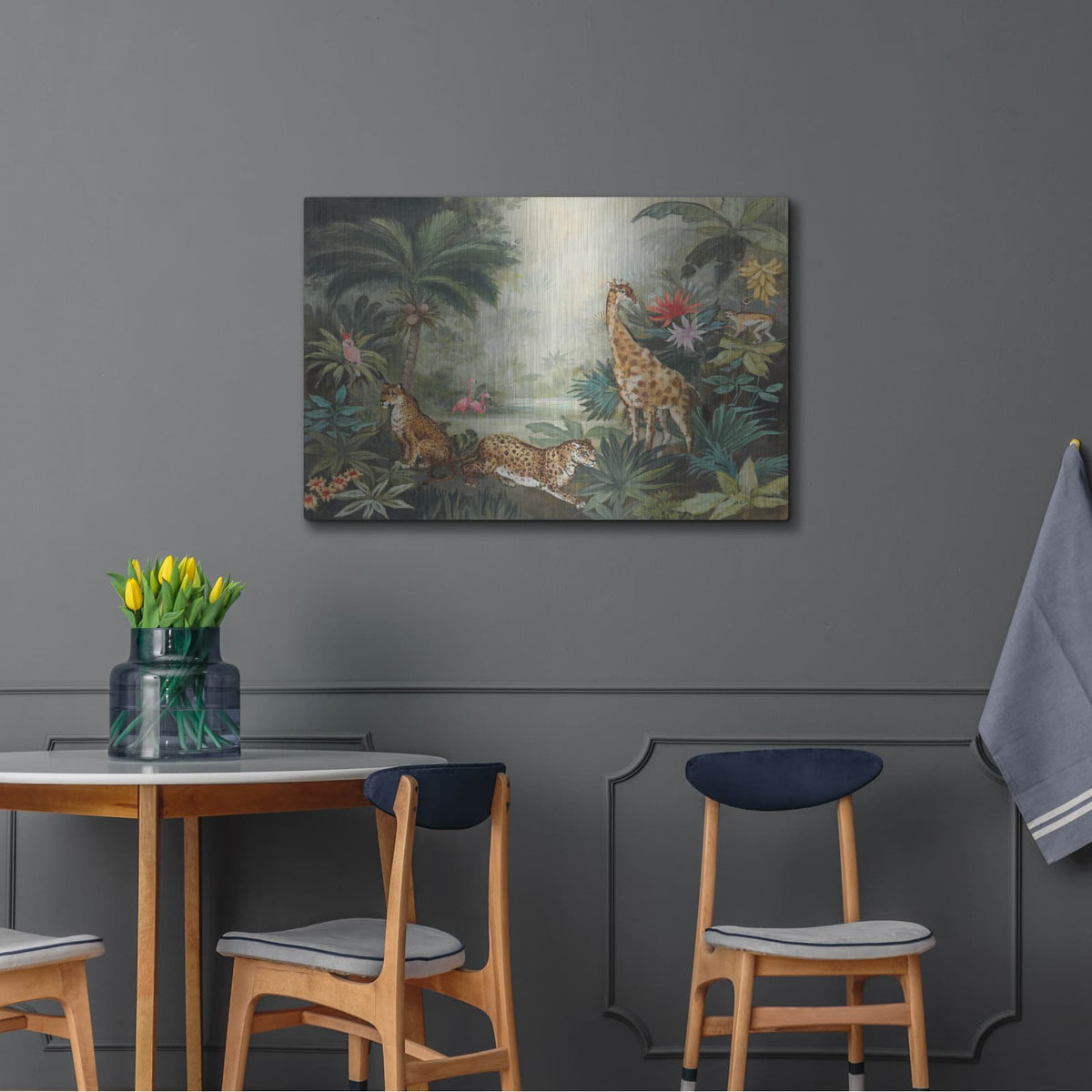 'Jungle Life' by Julia Purinton – Metal Wall Art, 36x24 room view