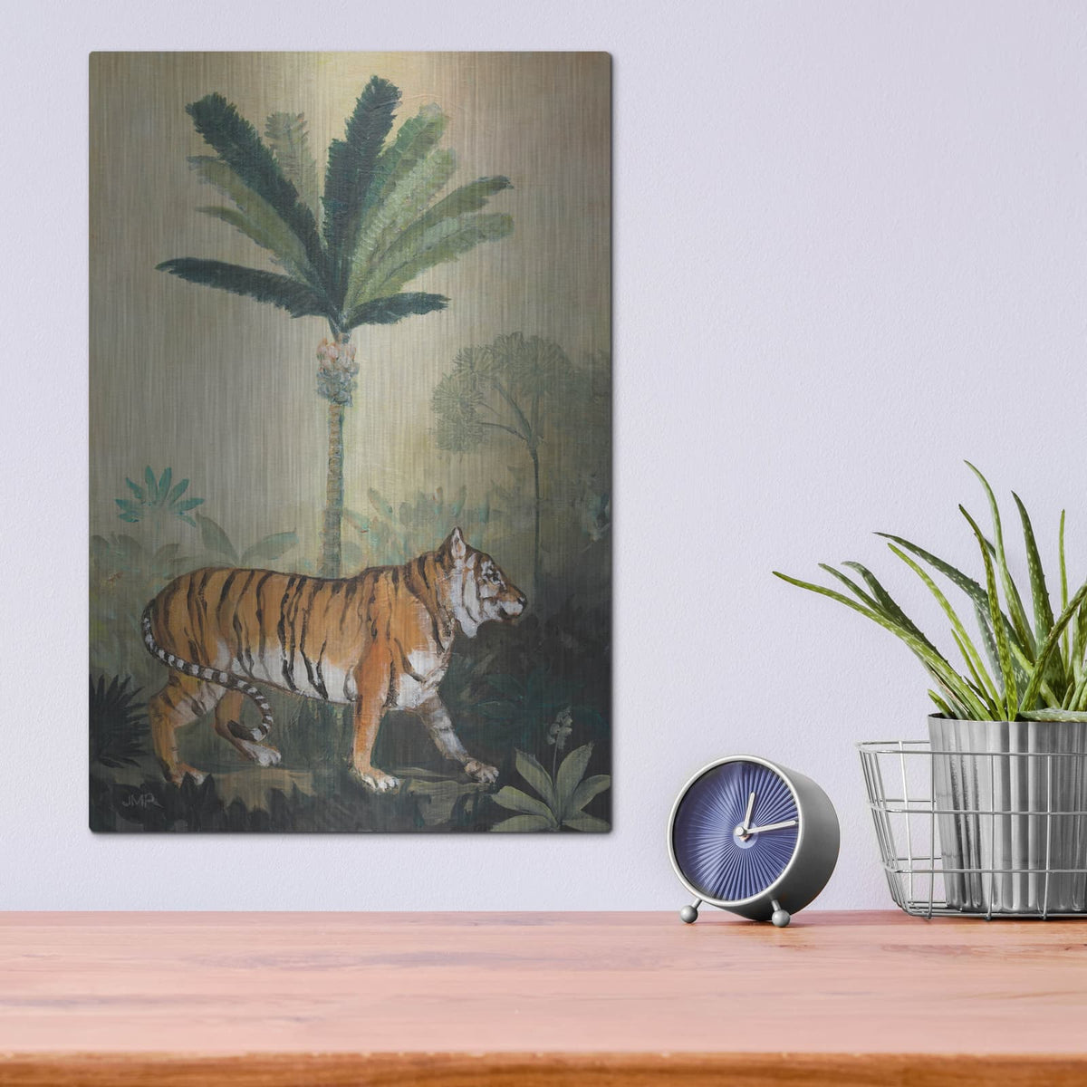 'King Of The Jungle 1' by Julia Purinton – Metal Wall Art, 12x16 room view