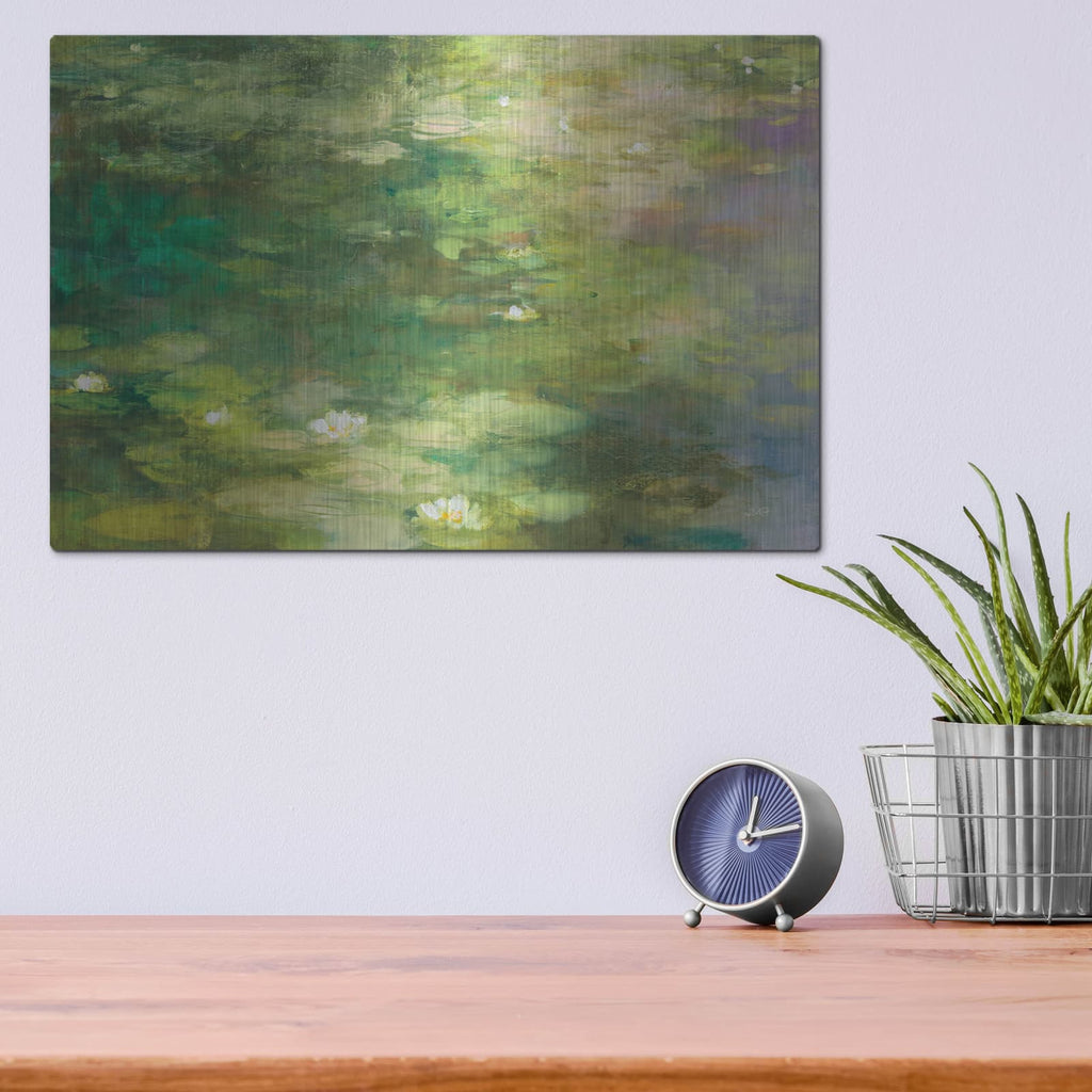 'Lakeside Reverie' by Julia Purinton – Metal Wall Art, 16x12 room view