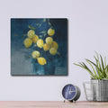 'Lemon Grove 2' by Julia Purinton – Metal Wall Art, 12x12 room view