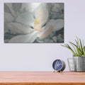 'Majestic Magnolia Green Gray C' by Julia Purinton – Metal Wall Art, 16x12 room view
