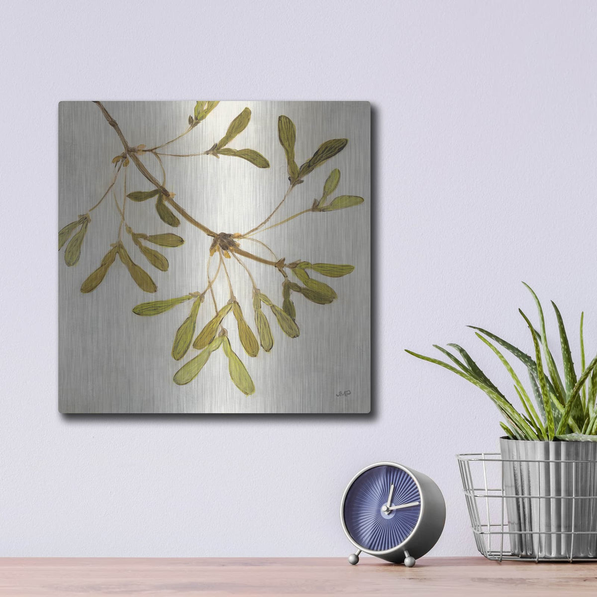 'Maple Branch C' by Julia Purinton – Metal Wall Art, 12x12 room view