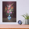 'Masterful 1 Pomegranate' by Julia Purinton – Metal Wall Art, 12x16 room view