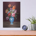 'Masterful 2 Pomegranate' by Julia Purinton – Metal Wall Art, 12x16 room view